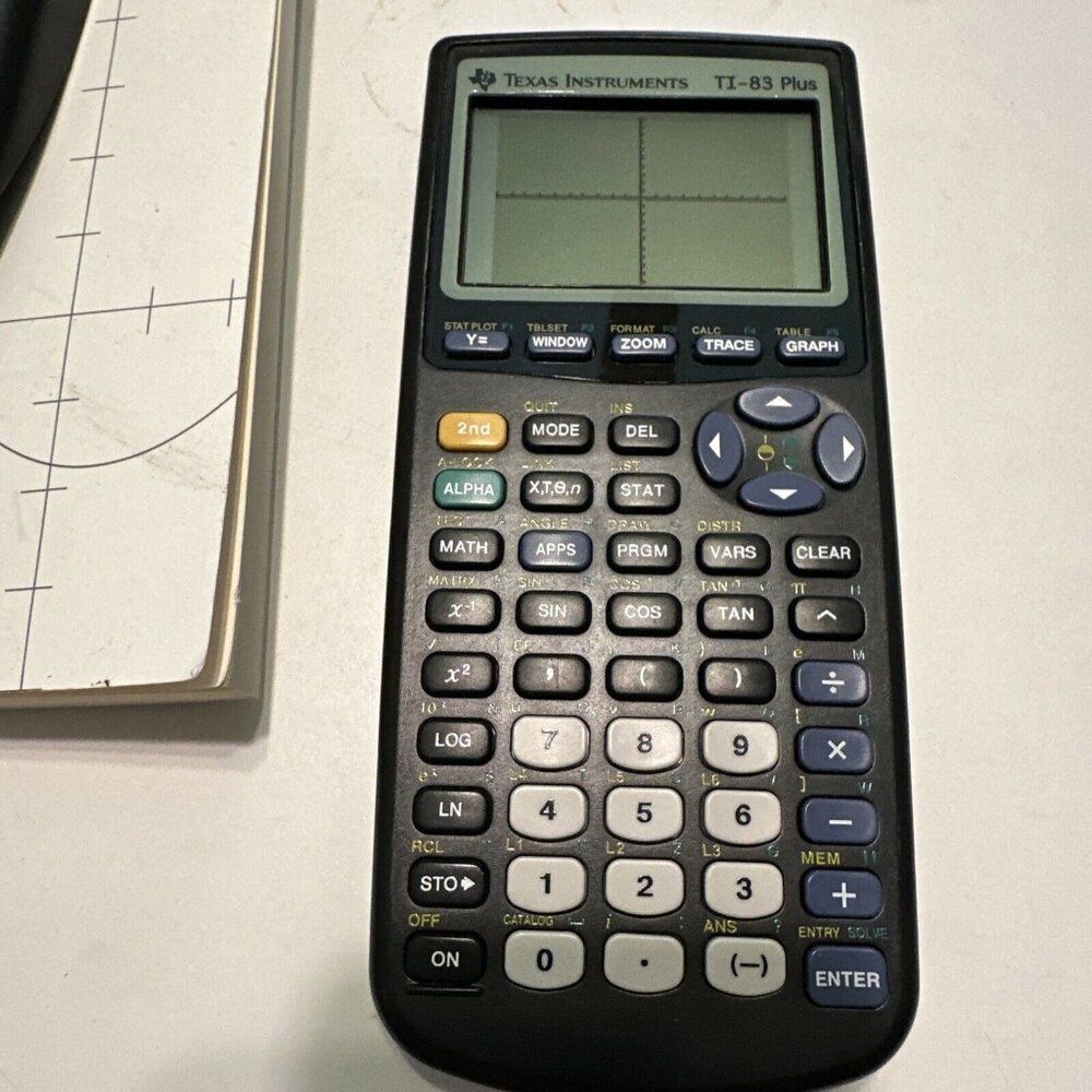 Texas Instruments TI-83 Plus Graphing Calculator Tested Manual - Picture 4 of 5